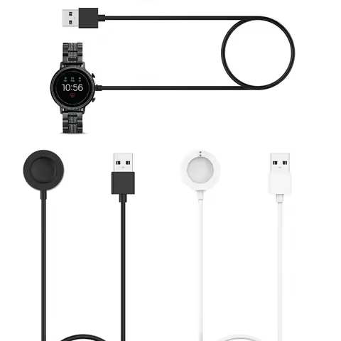 USB Charging Cable Cord Dock Charger Adapter Stand For Fossil Gen 4/5 HR For Diesel For Michael Kors