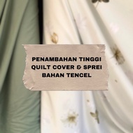 ADDITIONAL QUITL COVERS & BED SHEETS
