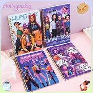 MOILYGOODSG KPop Demon Hunters Notebook, Perforated Pages Coil Binding Coil Notebook,  Spiral Bindin
