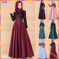 Baju Raya 2021 Jubah Muslimah Pakaian Lara Raisya Baju Kurung Moden Blouse Muslimah Jubah Long Dress Muslimah Kebaya Baju Melayu Kaftan Abaya Muslim Wear Peplum Palazo Fashion Women Lace Wanita Murah Plus Size Banquet 9016