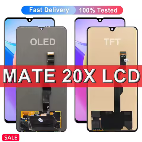 7.2" Mate 20X OLED Screen For HUAWEI Mate 20 X LCD Display Touch Screen Replacement TFT For Huawei M