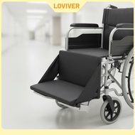 LOVIVER Wedge-Shaped Wheelchair Footrest Cushion Anti-Slip Wheelchair Leg Rest Pad Water-Resistant P