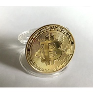 Bitcoin Bitcoin Commemorative Medal Bitcoin B Foreign Coin Virtual Coin Metal Crafts American Gold S