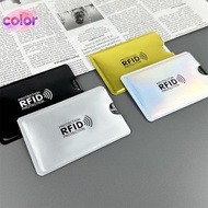 [color] RFID Card Sleeves Anti Scan Anti Magnetic Aluminum Foil Bank ID Card Protector Ultra Slim fo