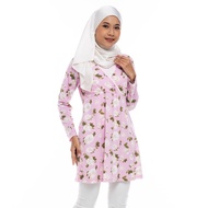 AQEELA Nursing Kimono T-Shirt- Pink (ai963c)
