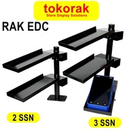 EDC RACK 3 TIER 2 TIER EDC PLACE PLACE PLACE 3 TIER 2 TIER