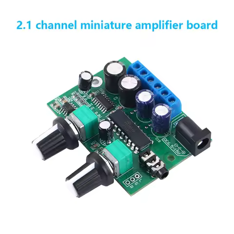 3CH 6W+6W+25W HIFI Class D Digital Power Amplifier Module TDA1517P Mini Micro 2.1 Super Bass Power A