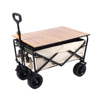Off-road Outdoor Cart Small Cart Foldable Camping Cart Four-wheel Camping Cart Four-wheel Camp Cart 