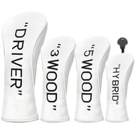 Golf Cover Golf Cover Golf Club Cover No. 1 Wooden Cover English Letter Head Protective Cover