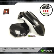 FRONT FENDER & NUMBER PLATE PACKAGE YZ450F HRV - KLX - DTRACKER - CRF - WR155