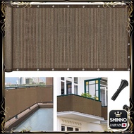 ★Balcony Privacy Screen Shade Awning High Density Polyethylene Dark Color Shade Balcony Privacy Prot