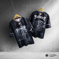 587 / 88 Jersey/ Rugby/ Vintage/ Oversized/ NFL/ Hockey/ Number series 88 Black Camo