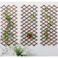 Expanding plant climbing Wooden Fence wall/   Artificial Hedges Fence f Decoration for Outdoor Decor