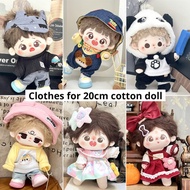 Only Clothes 20cm Cotton Doll Clothes/20cm Doll Dress Dress Up/Cute Plush Doll Clothes