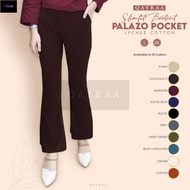 QAYRAA POCKET Botcut Palazo Slimfit - Free Size