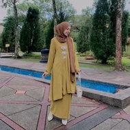 NEW KEBARUNG LARAA KLASIK [PREMIUM CUTTING] GOLD GREY FUSHIA PINK TURQOISE