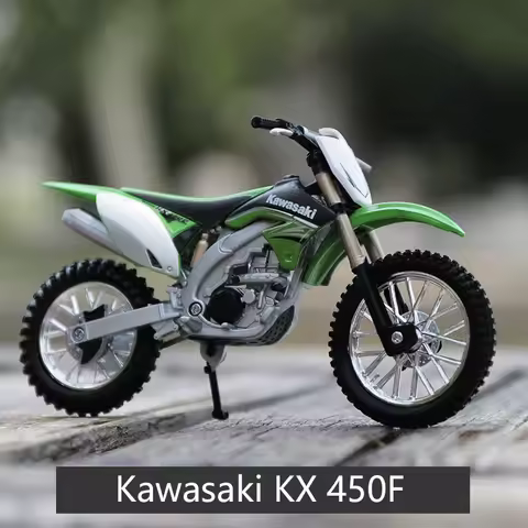Bburago 1:18 Kawasaki KX 450F KX 450 F KX450 Static Die Cast Vehicles Collectible Hobbies Motorcycle