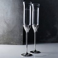 (一對價)150cc 英國Wedgwood Vera Wang愛之結婚禮香檳對杯 客製