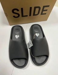 新店特惠adidas originals Yeezy Slide 潮流EVA拖鞋 男女同款 黑色
