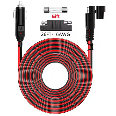 Extension cable SAE to SAE quick disconnect connector wire SAE connector with reverse adapter suitab