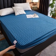 【100 Waterproof Mattress Protector】Quilted Sheets Thicked Waterproof Fitted Bedsheet Ultrasonic Quilted Sheets Topper Super Single Queen King Super King Size