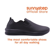 Sunnystep - Balance Walker - Slip-on in Full Black - Most Comfortable Walking Shoes