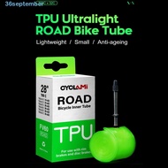 SEPTEMBER Bicycle Inner Tube, Ultra Light Ultralight Bike TPU Inner Tube, Bike Parts 700C Cyclami Anti-ageing Road Bike