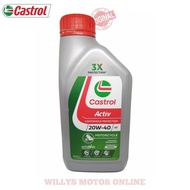 Oli Castrol Activ Xtra 20W-40 800ML 4T / Oli Motor Bebek Castrol Sparepart murah