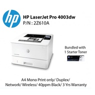 HP LaserJet Pro 4003dw Printer (2Z610A)