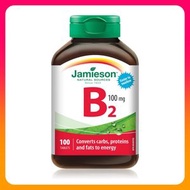 Jamieson - 維他命B2 核黃素 100毫克100粒 能量新陳代謝抗疲勞 平行進口 (效期: 05/2027*)