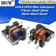 5PCS UU9.8 UF9.8 Common Mode Choke Inductor 10mH 20mH 30mH 40mH 50mH For Filter Inductance Pitch 7*8