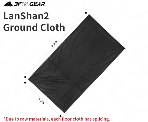 3F UL GEAR LanShan 2 Pro Roof Tent Accessories Floor Cloth Exclusive Link Ultra Light 2-Person Outdo