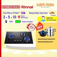 Rinnai RB93UG Built-In Gas Hob / Rinnai RB-93UG Gas Stove / 3 Tungku Dapur Rinnai Cooker Hob