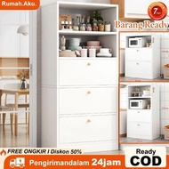 Kitchen Shelf Stacking Kitchen Cabinet Cupboard Dish Cupboard Microwave Rack Multipurpose Storage Ra