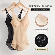 Body shaper Corset No Steel Ring With Chest Pad Corset shaper Conjoined Female Thin Mesh body ZRRB