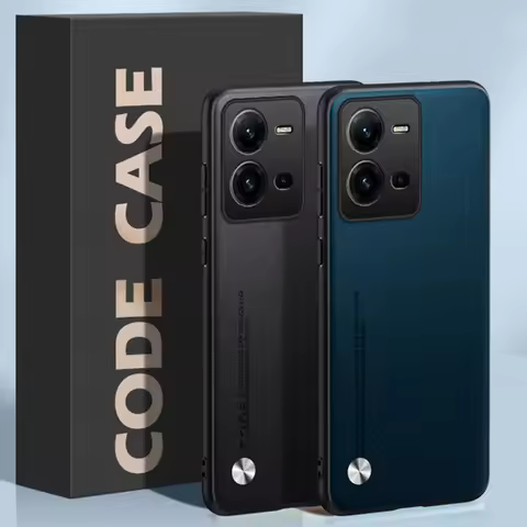 Luxury PU Leather Case For Vivo X80 Lite Back Cover Matte Silicone Shockproof Full Protection Phone 