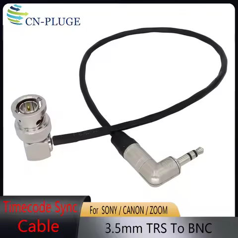3.5mm TRS To BNC Tentacle Sync Cable, For Canon C300/C500, Sony Venice PDW 700/EX3/PMW 200/Blackmagi