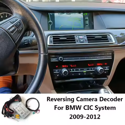 Car Camera Interface for bmw CIC 2009-2012 X1/X5/X6/3/5/6/7series mini Parking System Retrofit rear 