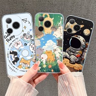 For Honor Power 5G Honor Power2 5G Phone Case Lovely Puppy Kitten Astronaut Shockproof Durable Soft 