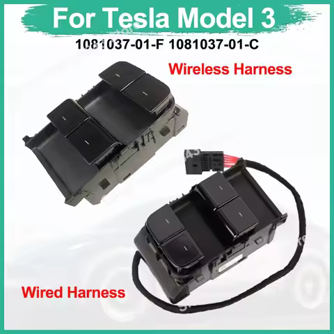 For Tesla Model 3 Front Left Electric Window Switch Control Lock Lifter Main Driver's Seat 1081037-0