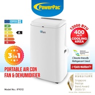 iFan 3IN1 Portable Aircon 12000 BTU  /  Portable Air Conditioner / Fan / Dehumidifier Cools up to 400 sq. ft. (IF9012)