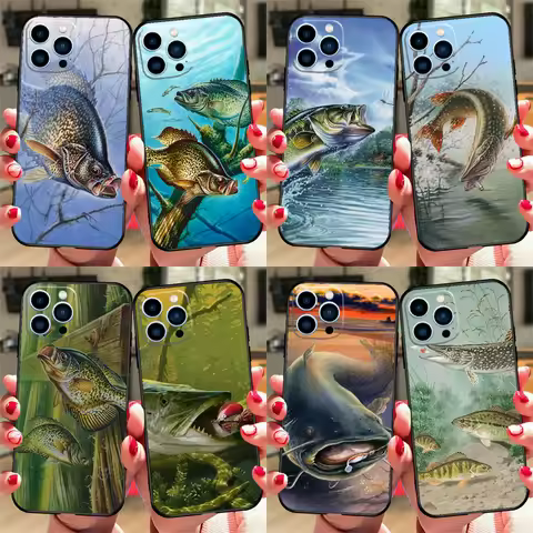 Art Fishing Lure Case For OnePlus 13T 13 13R 12 12R 11 10R 10T 8T 9 10 Pro Nord 5 CE 4 2 3 Lite N20 