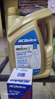 ACDelco DIESEL 5W-30 ปริมาณ 4 ลิตร สังเคราะห์แท้100% dexos 1 Fully-Synthetic น้ำมันเครื่องเบนซิน ไม่