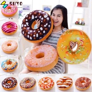 SUYO Simulation Donut Cushion, Home Cushion Super Soft Donuts Pillow, Decorative  Donuts Chocolate D
