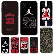 jordan 23 logo for Redmi 6 6A Pro 7 7A 8 8A 9 9A 9C 9T NFC Compatibility TPU Spot Black Plastic Soft
