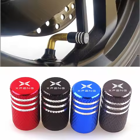 For Xpeng G3 G3i G6 G9 P5 P7 P7i X9 N5 Auto Emblem Dust Cover Xpeng Car Aluminum Air Tire Valve Cap