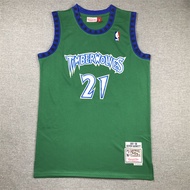 Minnesota Timberwolves Kevin Garnett Rookie Jersey Mitchell and Ness
