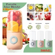 500ML 6 Cutter Mini Juicer Fruit Juicer for Fruit and Vegetables Juicer Machine -A