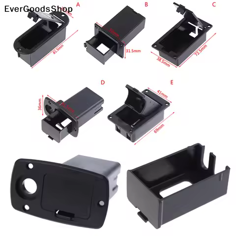 New Bass Guitar Pickup 9V Battery Boxs 9 Volts Battery Holder/Case/Compartment Cover Plug And Cable 