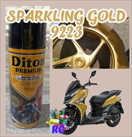 Cat Pilox Diton Premium 9223 Sparkling Gold 400cc Emas muda Metalik Pylox Pilok